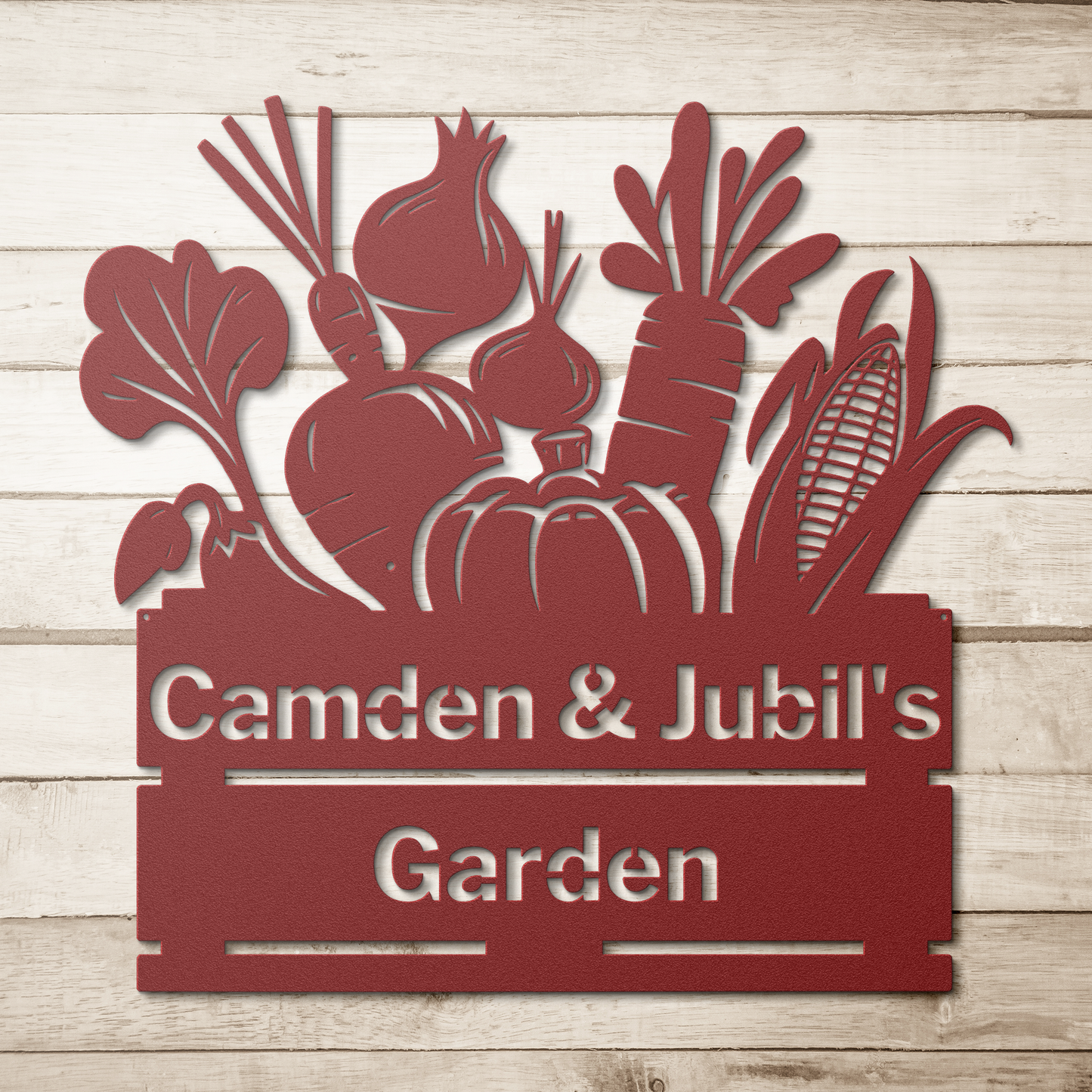 Personalized_Garden_Sign_Red_Simple_Wood_BKGD_Mockup.png