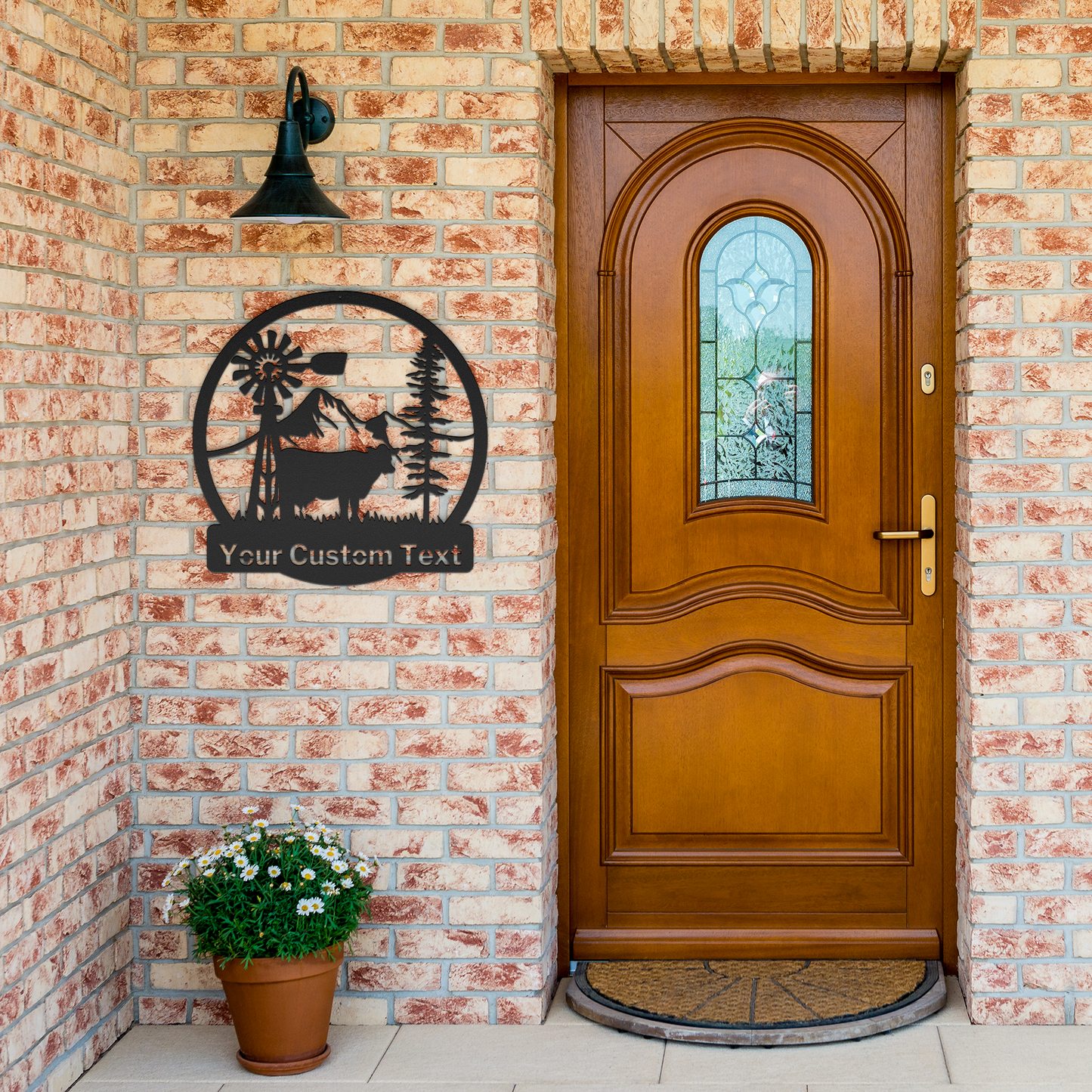 Personalized_Rustic_Farm_Sign_Black_Brick_Entrance_Mockup.png